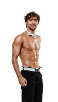 MICHAEL-BRISBANE-TOPLESS-WAITER-WHITE-BELT