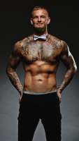 Aiden Topless Waiter Sydney