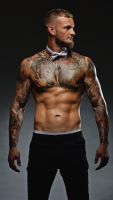 Aiden Topless Male Waiter Sydney