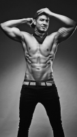 Romy Male topless waiter Sydney