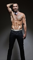 Corey Topless Waiter Sydney Muscular