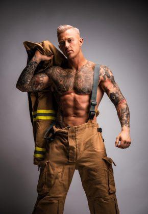 sydney fireman stripper justin leo